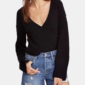 Free People Sensual Wrap Sweater